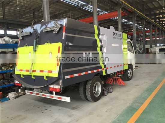 Dongfeng 4x2 Chassis vacuum sweeper road sweep truck sale sweeping machine