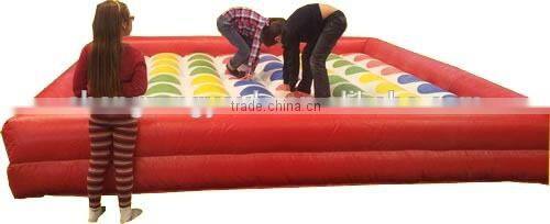 inflatable custom twister game,inflatable games for adults and kids