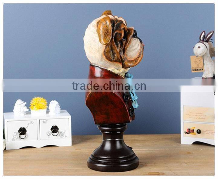 New style polyresin cute sensor bulldog