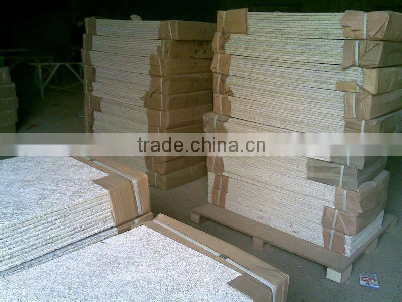 Wood wool acoustic panel interior fiber cement board