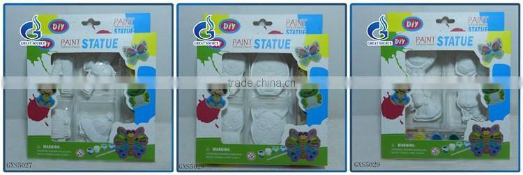 kids paint your own ceramic paint DIY fish painting kits 6 colors and 1brush