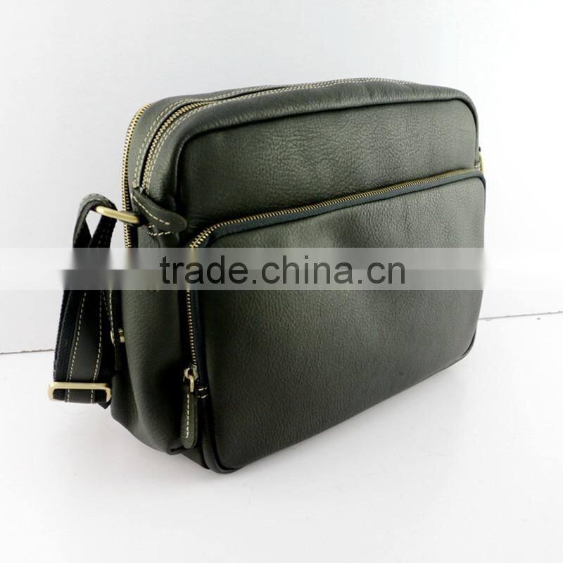 Hot selling fashion new style business genuine leather briefcase for men