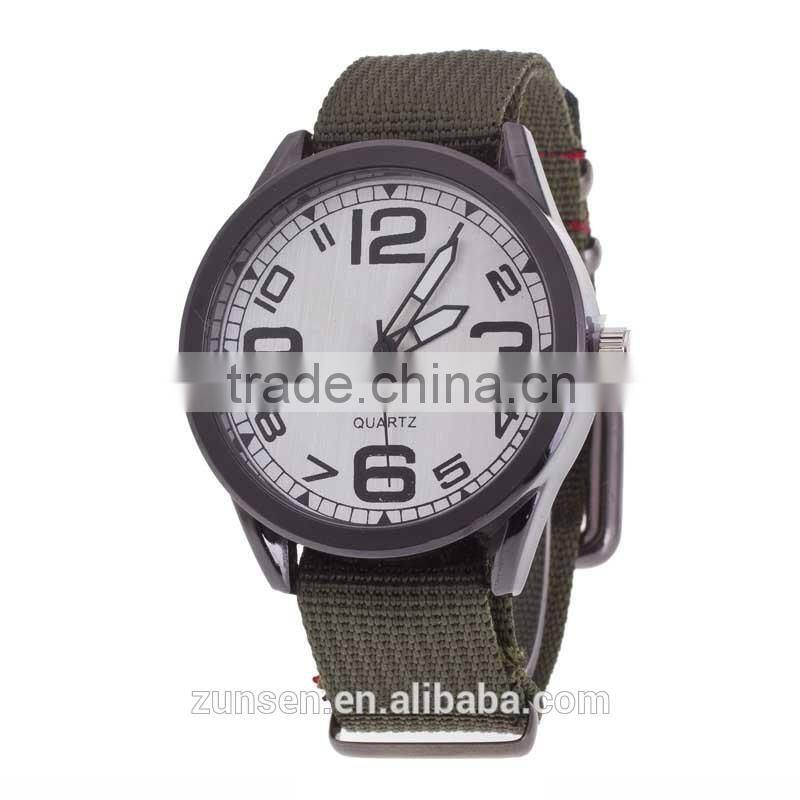 2016 Military Watch Men Quartz Analog Clock Nylon Leather Canvas Strap Clock Sports Watches Army Relogios Masculino