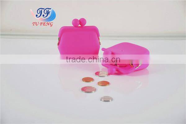 bulk wholesale fashion candy color rubber squeeze coin purse