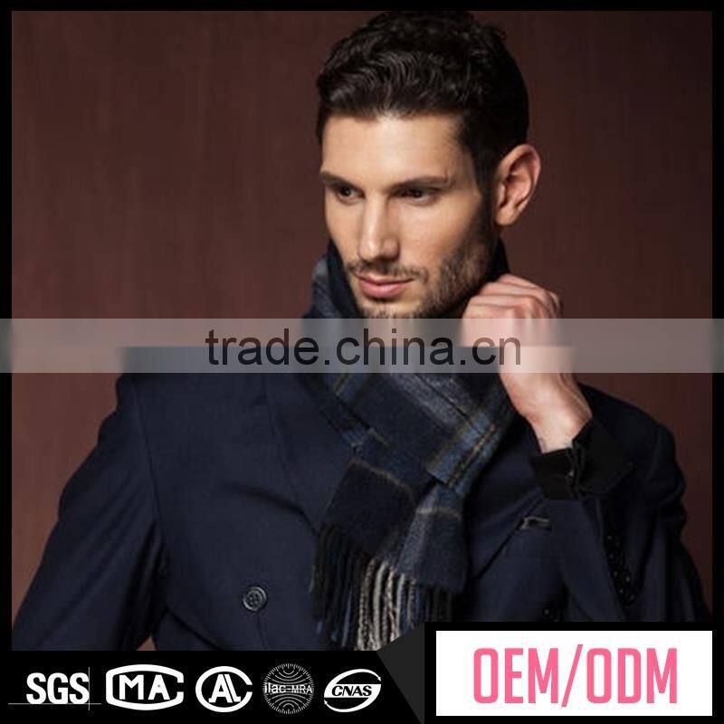 Hot sell pure mongolian woolen scarf, scarves for men, checked for men scarves