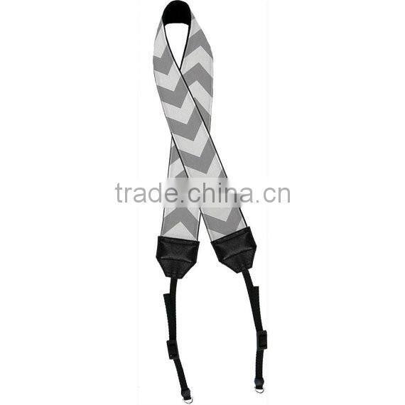 Wentou Hot Selling Blanks Chevron Fashion Style Camera Straps
