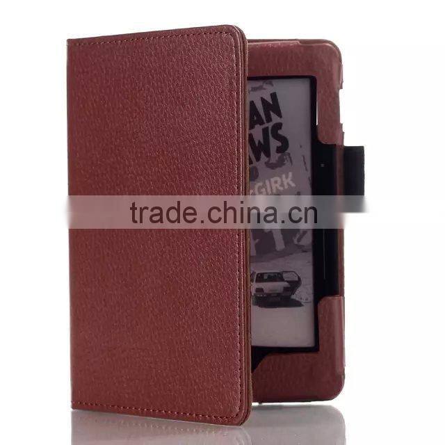 Flip Folio Stand Leather Case For Amazon Kindle Voyage 6 Inch Ebook Ereader