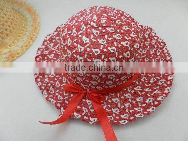 Cost price hot sale promotion summer natural children straw hats