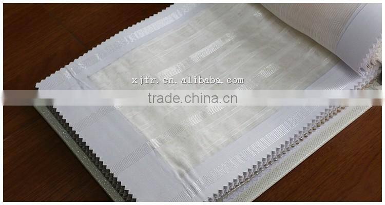 100% polyester fiber flame retardant sheer fabric XJS001