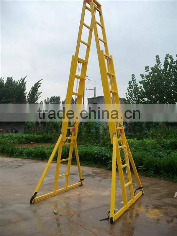 Insulating combination ladder