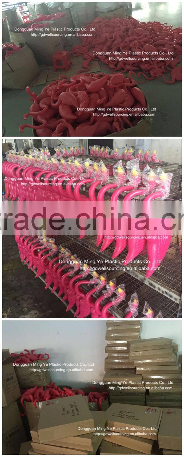 Plastic Blue flamingo Figurine Garden Ornaments garden yard lawn art ornament wedding ceremony decoration with 31" height