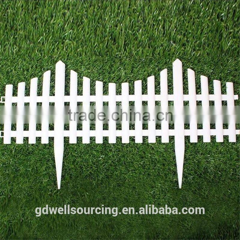 White Fence Plastic Fence Garden Fencing wholesale Foldable green garden fence good quality plastic garden gate