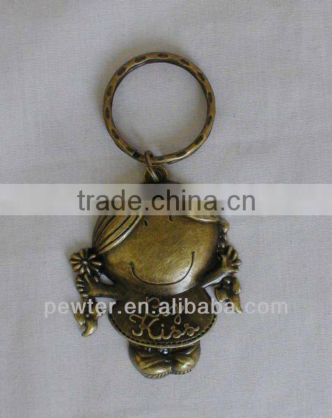 2013 crafts metal boy big hug keychain