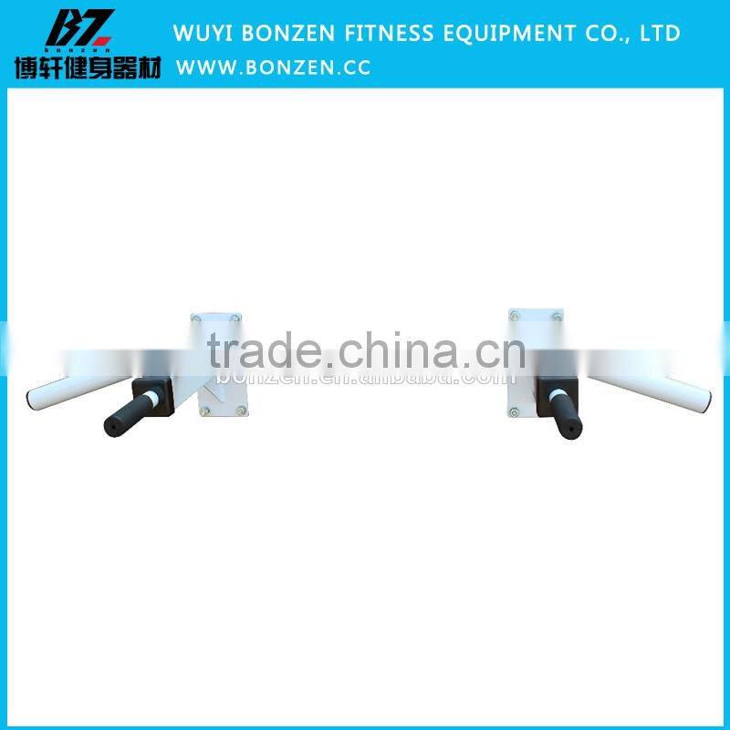 Wall Mounted Pull Up Bar Chin Chinning Bracket Iron Home Gym Station Dip