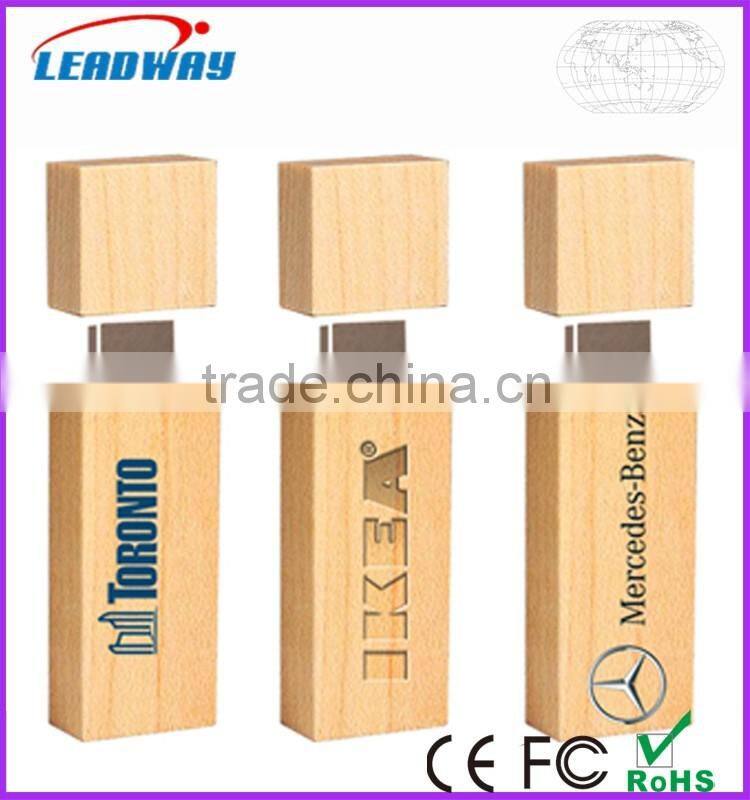 Cheap wooden usb flash drive 1gb 2gb 4gb 8gb with free logo engraved