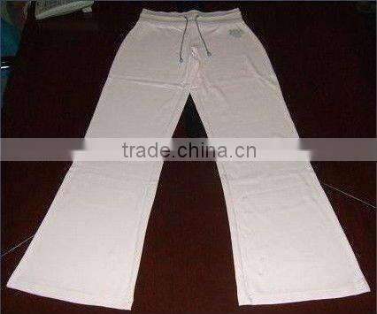 Women's White Color Casual Winter Pants