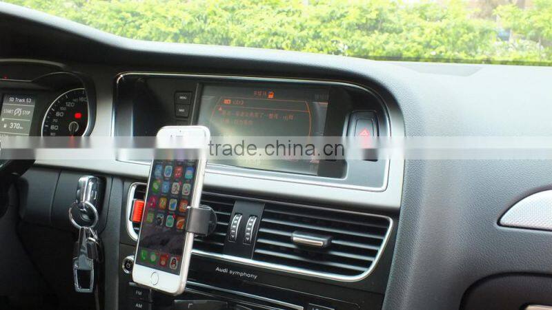 2015 Hot universal clip car air vent mount holder for smart phone