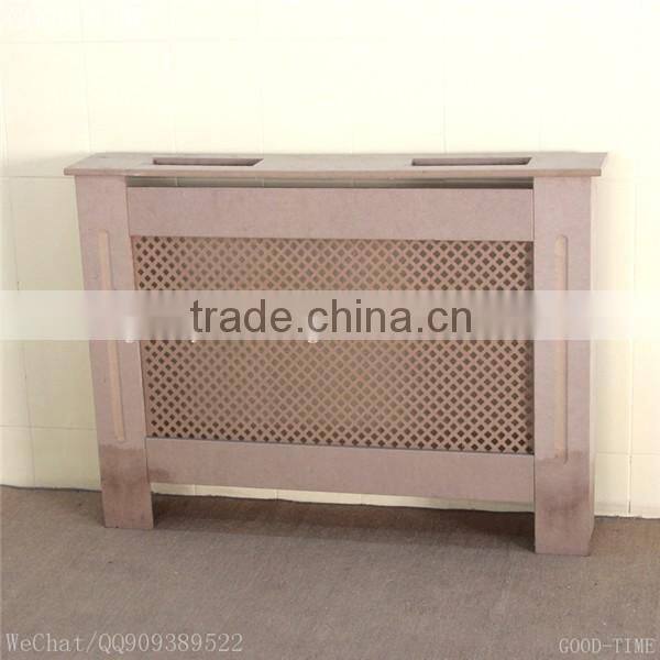 cheap Raw MDF large tall home wall radiator cover for UK