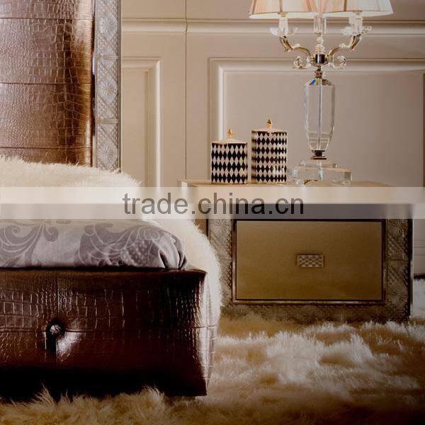 JB14-03 Crystal Frame Night Stand in Bedroom from JL&C Luxury Home Furniture Latest Designs (China Supplier)