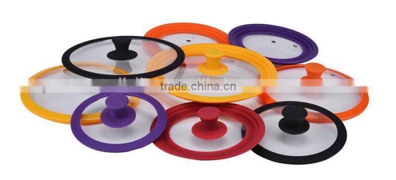 Silicone Cook Pot Glass Lid
