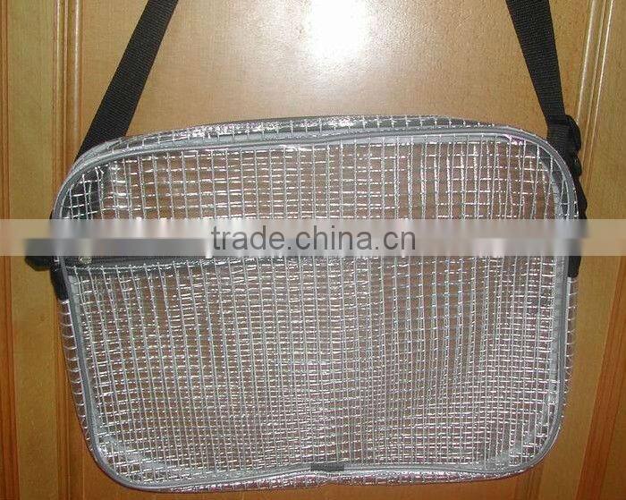 PVC transparent mesh fabric for bag