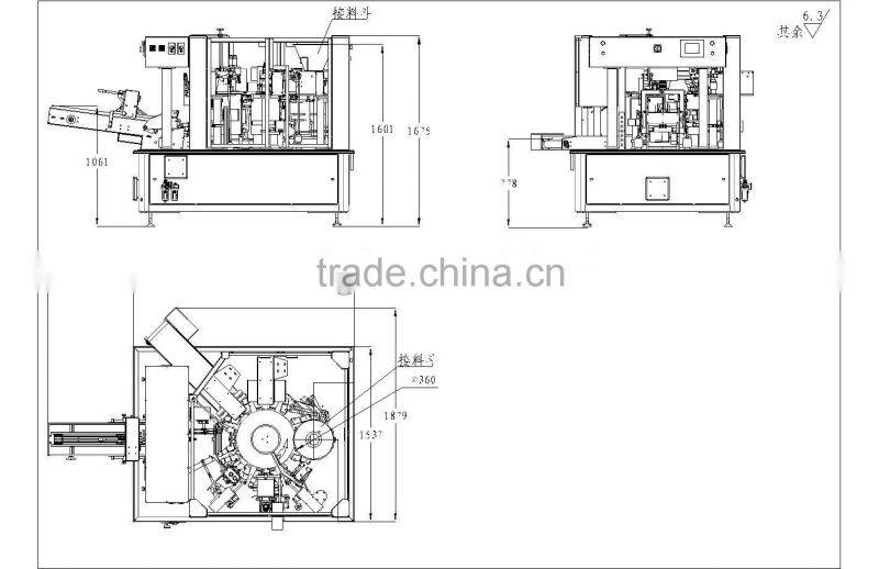 2015 SW-8-200 Hot Sale CE Approved Automatic Rotary Packing Machine for Granule Food