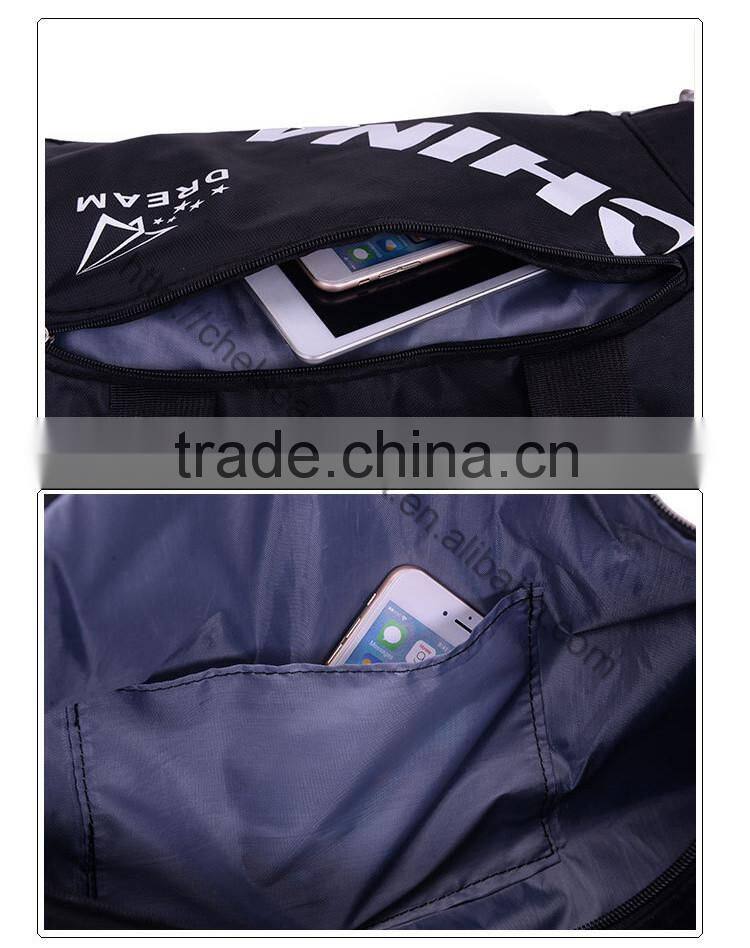 custom China blue mens duffle bags for men business trip