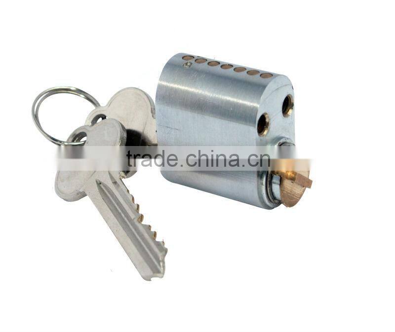 31mm Sweden Satin Chrome Brass Oval Lock Cylinder 701