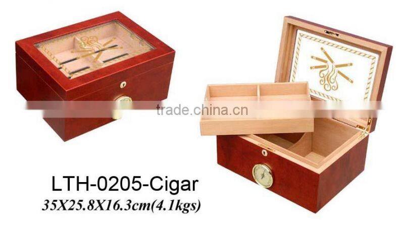 The Deluxe Custom high-end finish wooden Cigar cabinet Humidor boxes