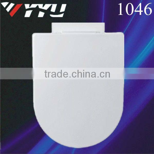 PP material soft close bthroom durable toilet seat 1046