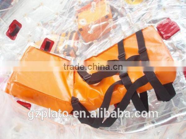 Football shaped inflatable boby zorb ball 3m inflatable bumper soccer for adults