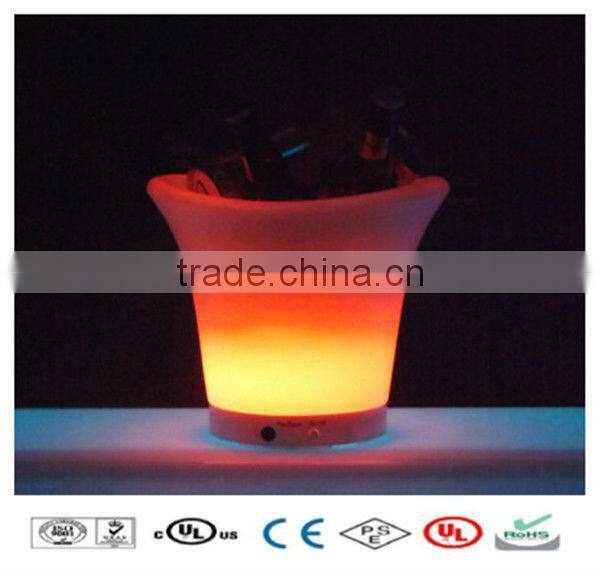 Plastic Color Changing beer Cooler corona ice bucket