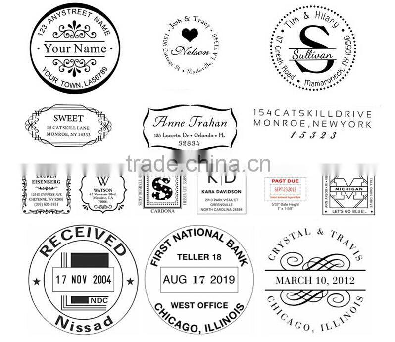 Date time stamps automatic numbering self inking round stamp machine