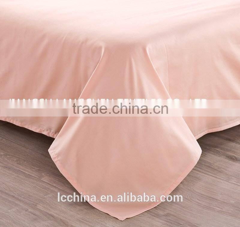 2016 Spring classic satin soft cotton bedding set bed sheet