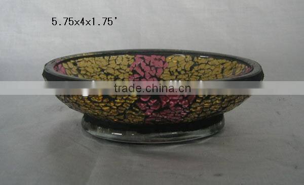 mosaic glass bathroom sets