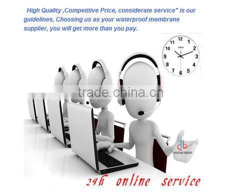 1.2mm/1.5mm/2mm pre-lay self-adhesive hdpe waterproof membrane