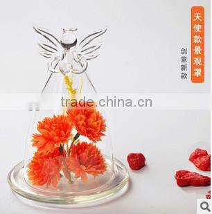 Cheap Crystal Angel Vase Glass Vase For Wedding Centerpieces