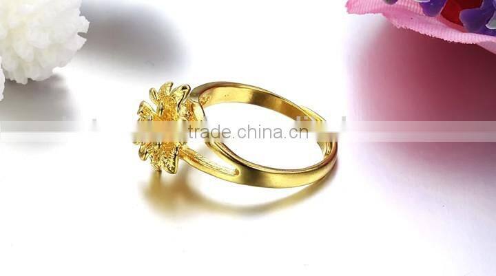 KSTONE 2015 New Trendy 18k Gold Plated Dubai Wedding Cooper Rings