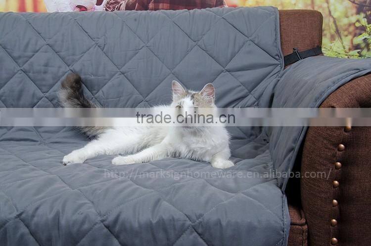 Quilted Pet Loveseat Cover with Nonslip Backing