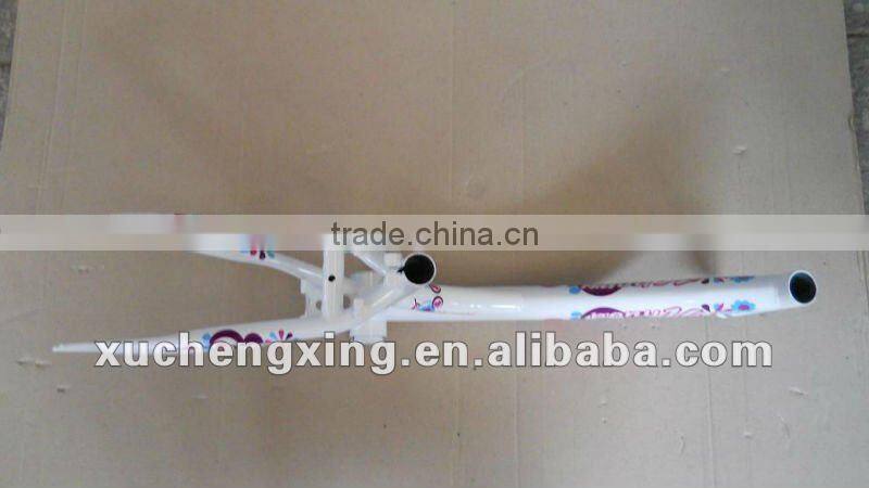 Girl/Nice design/White color BMX bke frame
