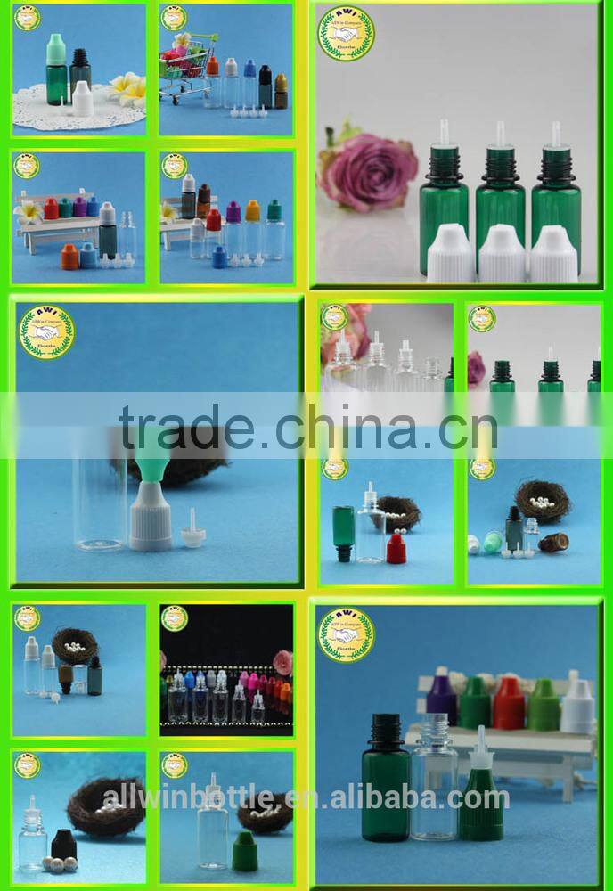 pet clear e-juice liquids smoking oil plastic dropper bottle