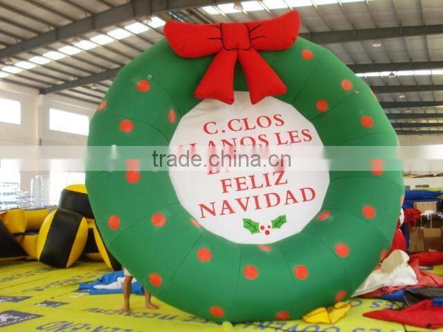 2016 Selling small inflatable christmas decoration for activity
