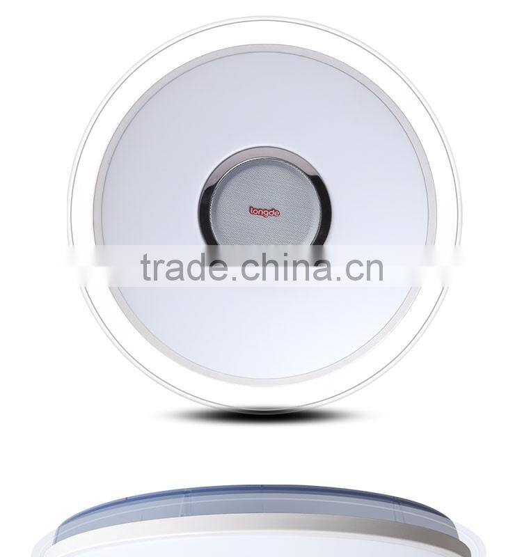 Bluetooth Speaker Dimmable CCT Changing RGB 40W Starry Sky Round LED Ceiling Lamp with APP