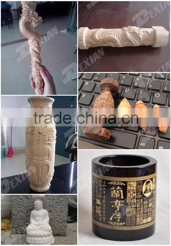 1530 Rotary Device ATC cnc router machine 1530 4 axis with CE, ISO 9001, SGS