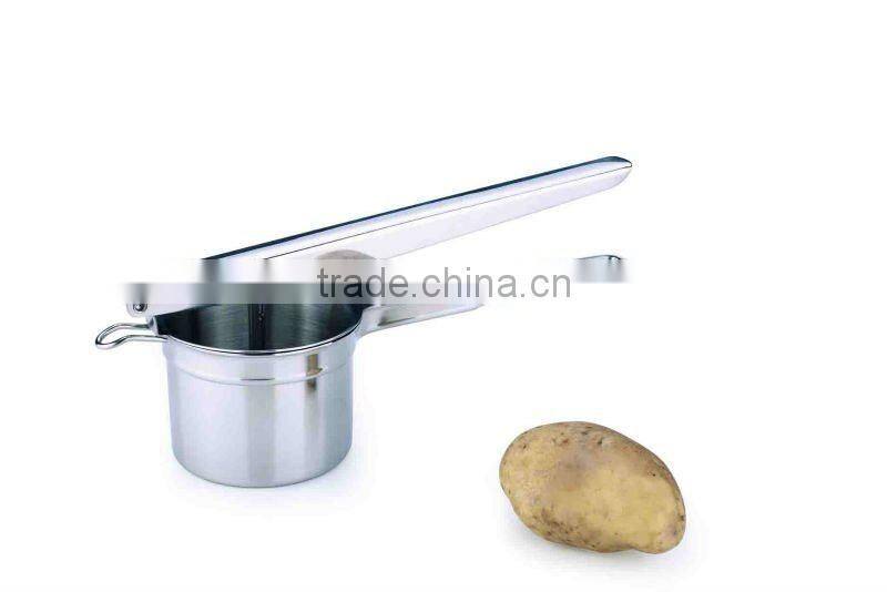 2016 New Product Wholesale High Quality Kitchen potato Factory / Promotional Safety Food Grade Potato Stainless Steel Masher