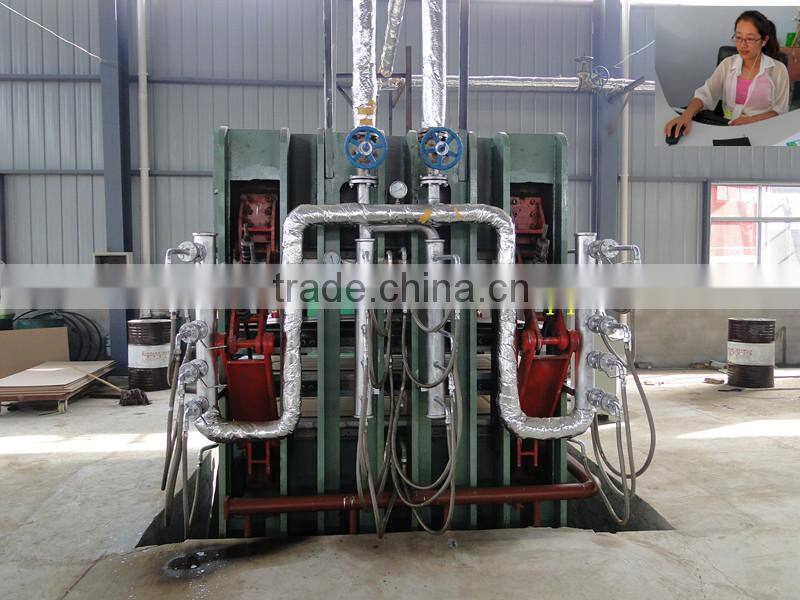 hot press machine for molded door skin made in China