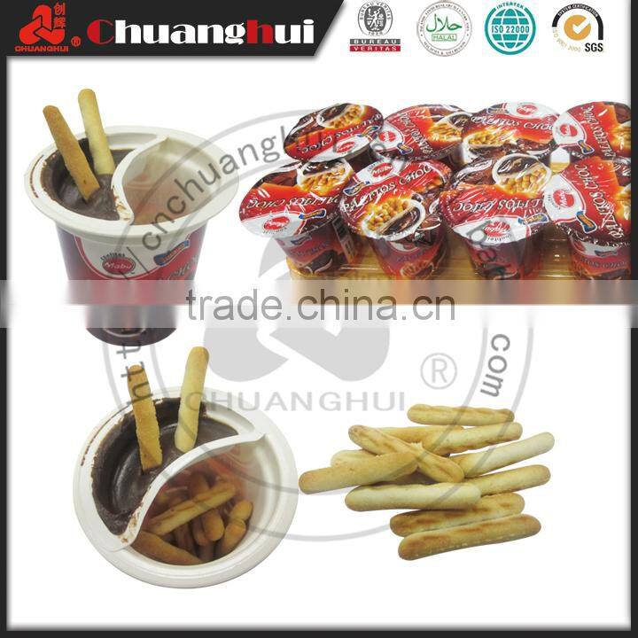 Chocolate Coated Filled Stick Biscuit