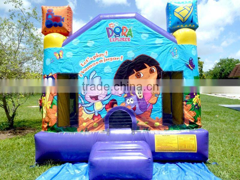 dora explorer moonwalk, Dora theme inflatable bounce house