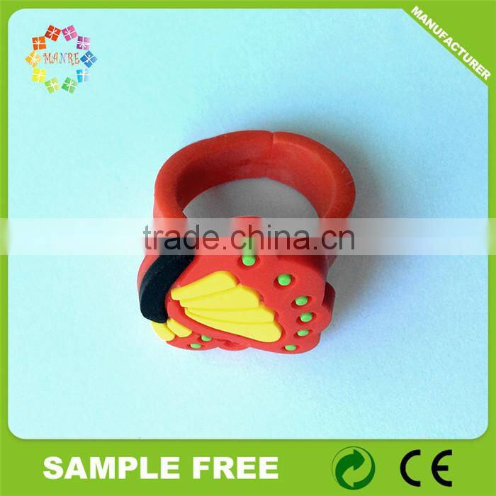 Durable Competitive Hot Product Finger Ring Soft Pvc Fashion Ring