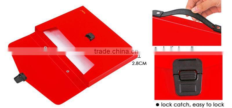 A4 Solid Color PP Document Case/Document Bag